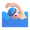 man swimming